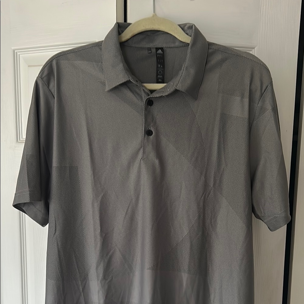 Adidas Golf Men's Gray Polo Shirt